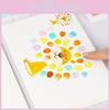 Kids Fingerprint Painting Kit With Ink Pads Drawing Cards For Education Early
