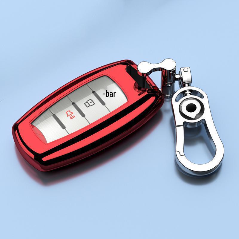 Great Wall Poer Key Case (19-24): Elite 2.4T Protective Shell with Hanging Buckle for 4WD Navigator