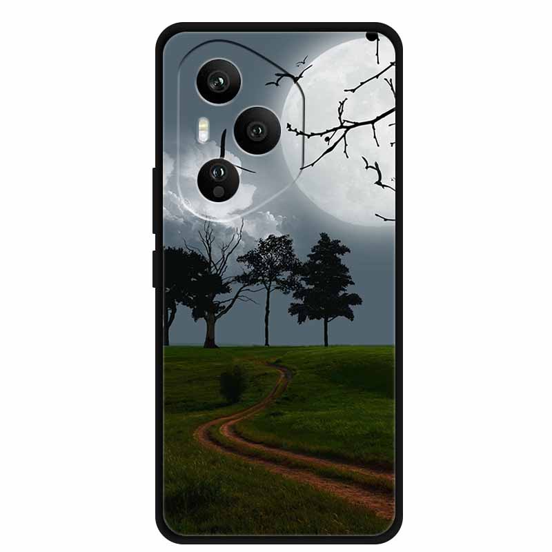 For Honor 400 Pro 5G Case Original Soft Silicone TPU Phone Cases Cover Honor400 Pro DNP-NX9 6.7" Fashion Protector Planet Capa