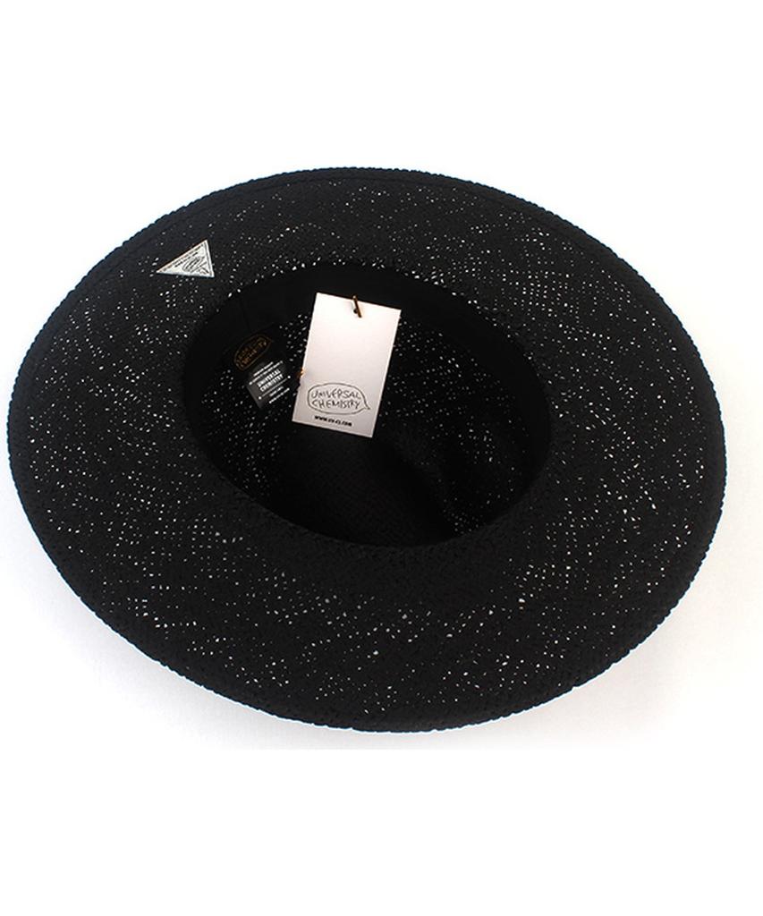 Yunibeosyeolkemiseuteuli Swing Simple Black Fedora Summer Fedora