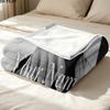 1PC Name Black White Custom Name Patterned Flannel Blanket Suitable For All Seasons for Home Decor Warmth and Comfort Gifts Holiday Gift