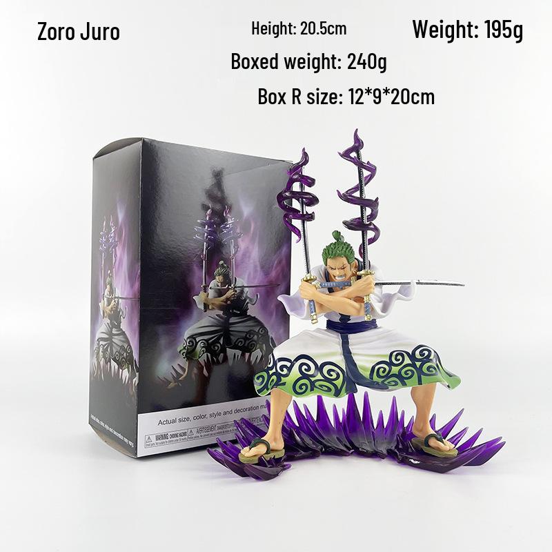 One Piece Onigashima Luffy, Zoro, Ace, & Sanji Anime Figurine Set