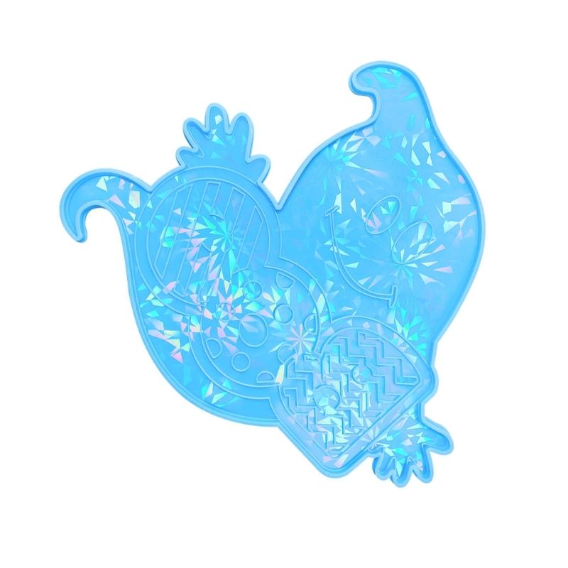 Halloween Skull Earrings Epoxy Resin Mold Silicone Molds Handmade for Doorplate Clay Jewelry Making Hanging Pendant Mold