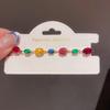 Geometric Oval Zircon Heart Charm Bracelet For Women Elegant Jewelry Gift For Her