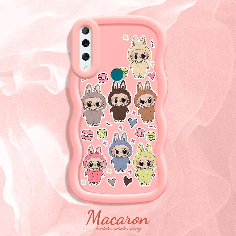 

Окрашенный узор Big Wave Edge Мягкий силиконовый материал Macaron чехол для телефона противоударный защитный резиновый чехол для iPhone Huawei Honor Infinix Tecno iPhone 11 розовый