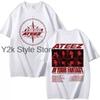Ateez In Your Fantasy 2025 The World Tour 100 Cotton Fan Support Women Tshirt Kpop Short Sleeve Tee Y2K Fashion Unisexs Tshirts