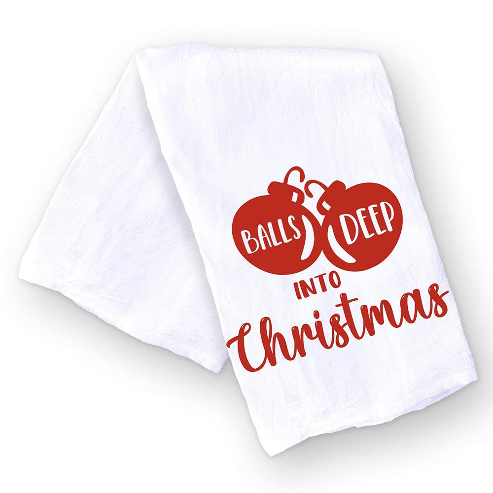 

Christmas Kitchen Towel Christmas Dishwashing Hand Towel Seasons Greetings Housewarming Hostess Gift Christmas Winter Home Decor 1pcs 40x60cm