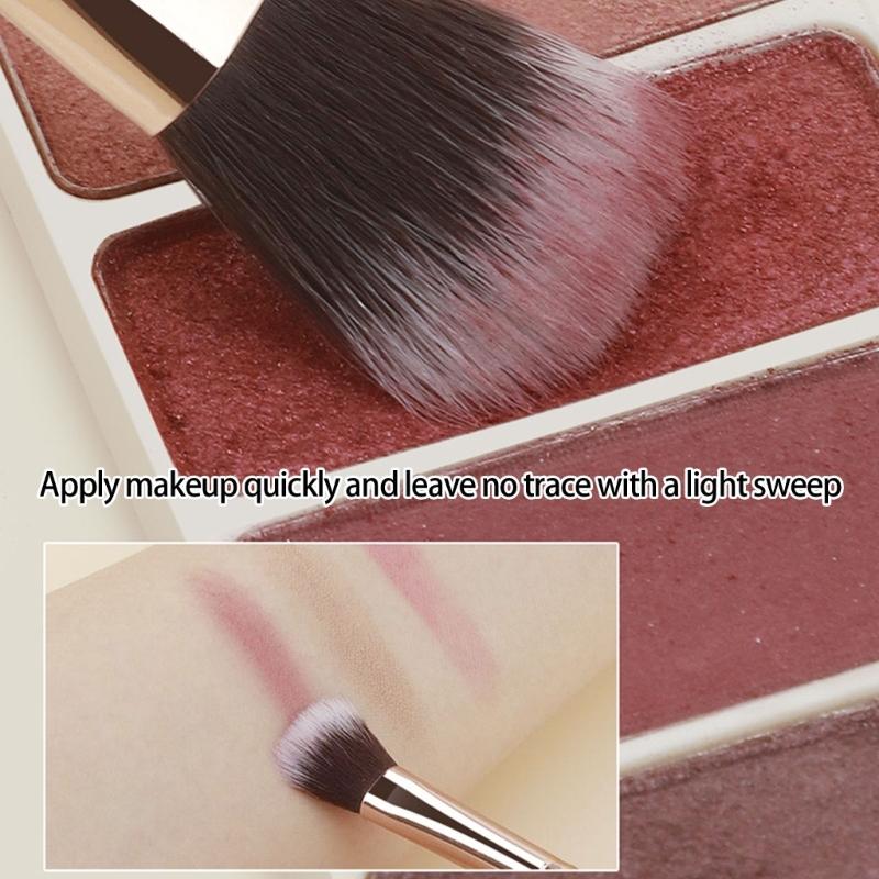 12 Pieces Creative Makeup Brush Set Portable Cosmetic Brushes For Cosmetology Students Travel Face And Eye Brushes