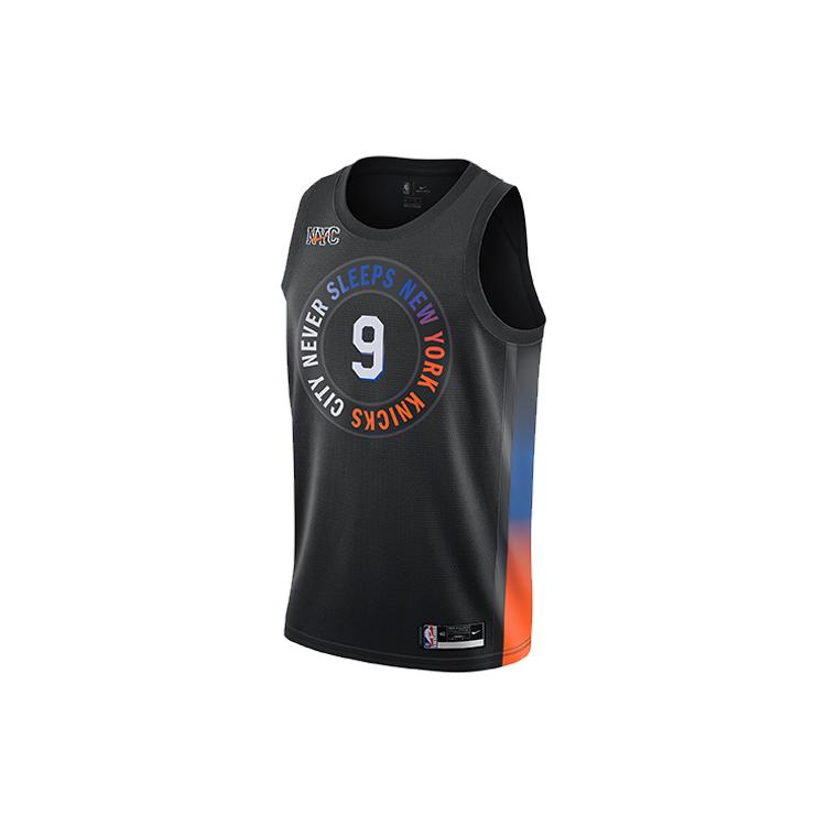 Nike Basketball Jersey SW Fan Edition, New York Knicks, Barrett Size 9 Men s Black CN1749-013 M