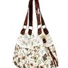 Patchwork Bag with Vintage Lace Trim for Casual Day-to-day Use, Featuring A Single Shoulder Strap. Casually