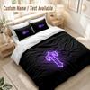Trapstar Bedding Set, 1 Duvet Cover & 2 Pillowcases Soft Comfortable Bedroom Home Textile Decor
