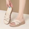 Women's New Summer Outdoor Waterproof Platform Shoes For Women Middle-Aged Women's Skirt With Flip Flops Comfortable Fashion