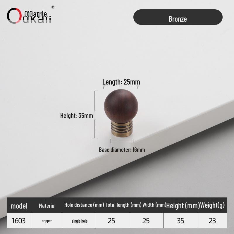 Colorful Ceramic Knob for Cabinets & Drawers - Round, Single Hole Design