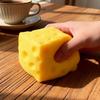 Soft Yellow Buttermilk Cubes: Stress Relief & Decompression Squeeze Toy