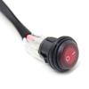 12 V 40 A LED-Lichtleisten-Kabelbaum-Kit, wasserdichter Ein-/Aus-Schalter, Lichtleisten-Kabelbaum, Licht, runder Schalter für Auto, Boot, LKW