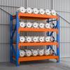 Iron Storage Rack: Heavy/Light/Medium Duty Metal Shelving for Industrial Warehouses