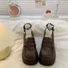 Show High British Style Small Leather Shoes Autumn 2025 New Spice Girl Platform Jk Uniform Single Shoes Versatile Heightening Loafers