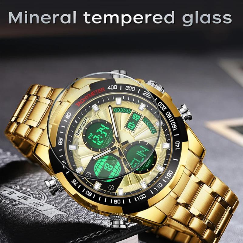 Digital LED Watch Men Sport Quartz Wristwatch Luxury Stopwatch Waterproof Male Electronic Clock