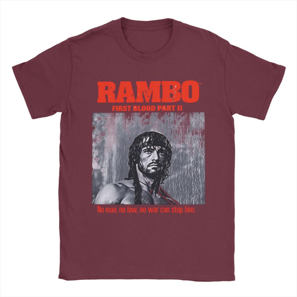 Rambo First Blood John In Ravine I Didnt Do Anything Cotton TShirt For Mens  Leisure Tee Shirt Oversize Casual Clothing