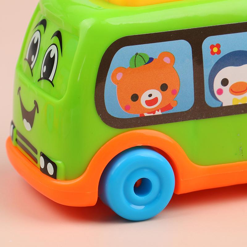 Baby Toys Music Cartoon Bus Phone Educational Developmental Kids Toy Gift Children Early Learning Exercise Baby Kids Game