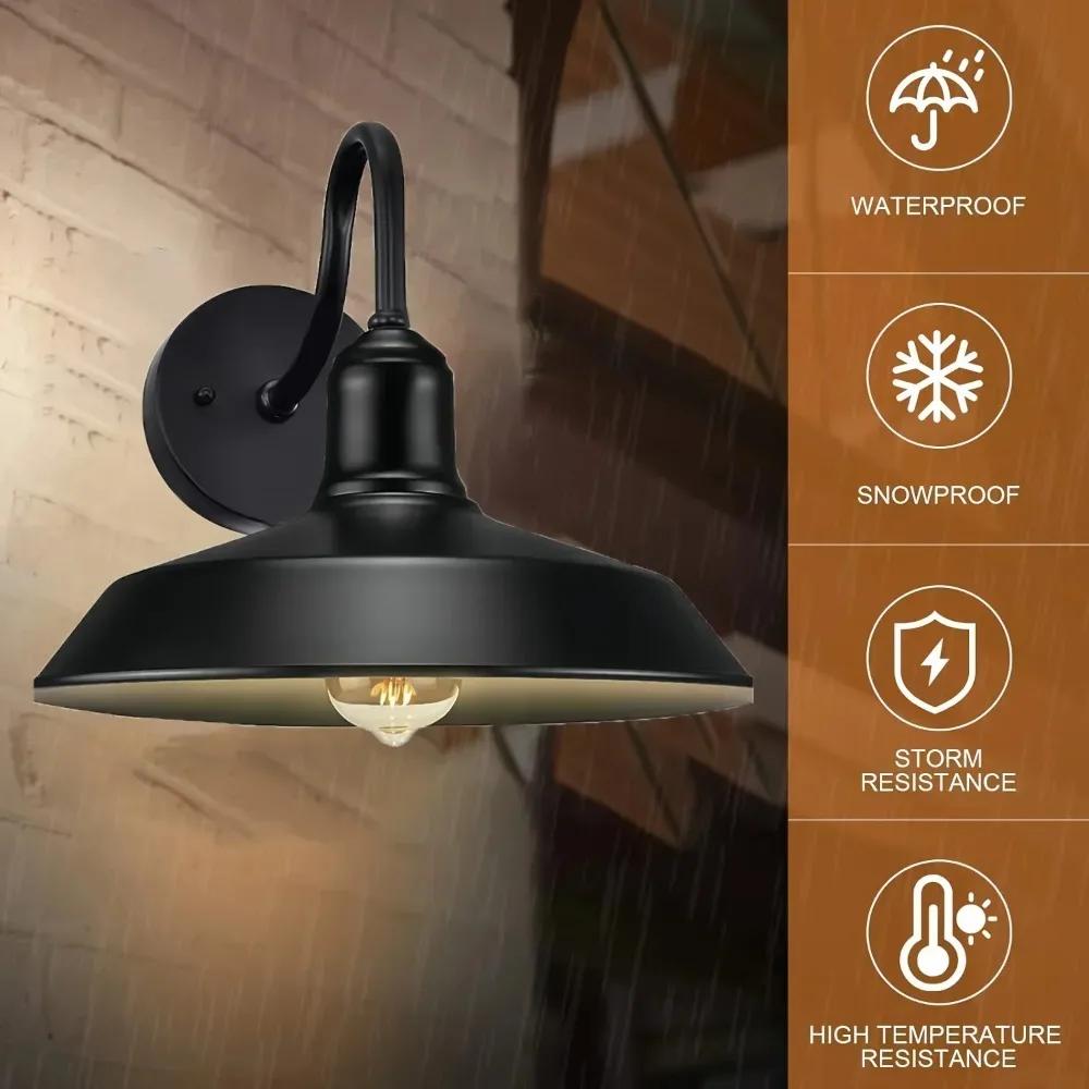 Iron Industrial Vintage Wall Lighting Black Wall Sconce Lamp Arm Swing Wall Lights Easy Installation Wall Lamp