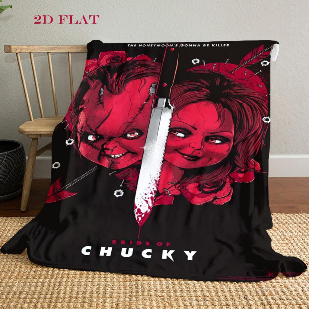 Chucky's Deadly Return blanket Soft and comfortable Home Decor Outdoor plush blanket bedroom Christmas gifts