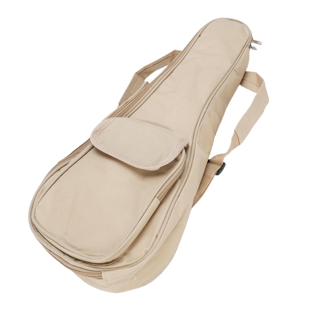 Geantă Ukulele 21 Inch Pânză Oxford 600D Căptușeală Burete 13mm Rucsac Ukulele cu Buzunar și Lateral