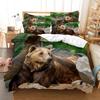 Dropshipping Animal Pattern Cow, bear, Wolf Bedding Set Duvet Cover Sets Housse De Couette Super Comfortable Cotton Bedclothes