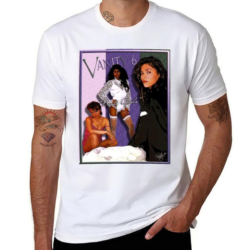 Vanity 6 Nasty Girls D2 Shirt TShirt Work Wear Breathable Tee