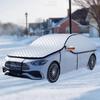 Car Windshield Cover with Mirror Cover Non Woven Fabric Sun Shade Cover Windshield Frost Cover Frost Hail Protector for