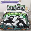 Hooky Tomo Pattern Bedding,Quilt Set Quilt Cover Pillowcase Home Birthday Gift (1*duvet cover+2*pillowcase,without core)ASJT261020062