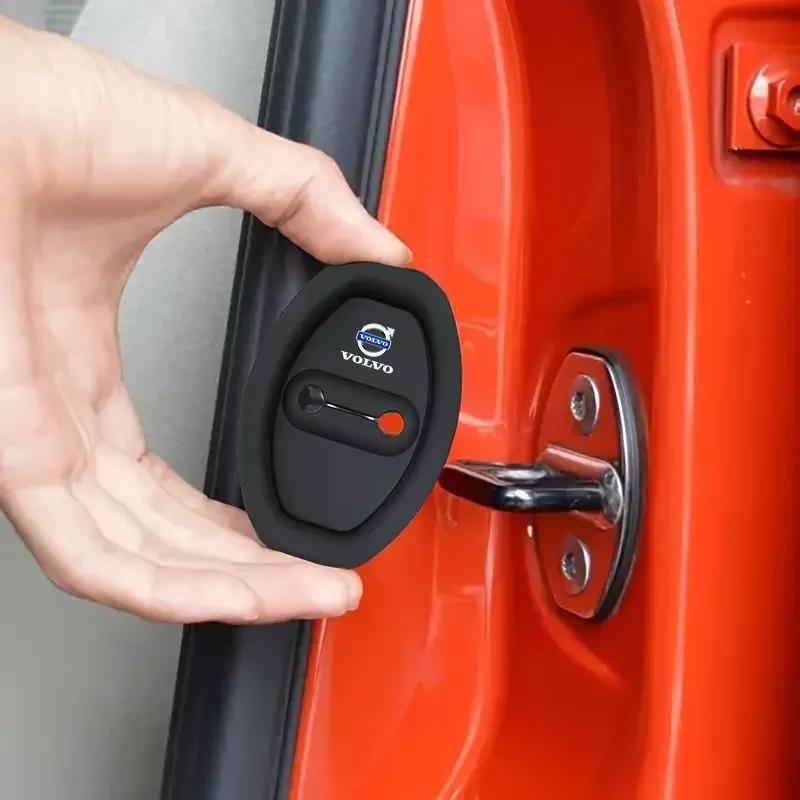 2/4pcs Car Door Stopper Cover Door Lock Protective Covers Car Styling for Volvo Xc60 Xc90 V40 V60 S60 V50 V90 S80 C40 XC40 V70