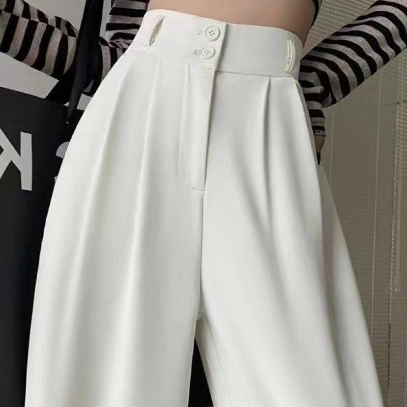 Suit Pants Children's Summer New Drape Straight Trendy Versatile Wide-leg Trousers