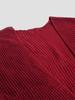 Women's Fashion Plush Zipper Long Sleeve Stitching Warm Sweater Tops Coat Winter
