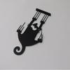 [TG835]Cute Creative Metal Black Cat Bookmark For Library Room Journal Gift Classroom Desk Bookshelf Stationery Metal Bookmark
