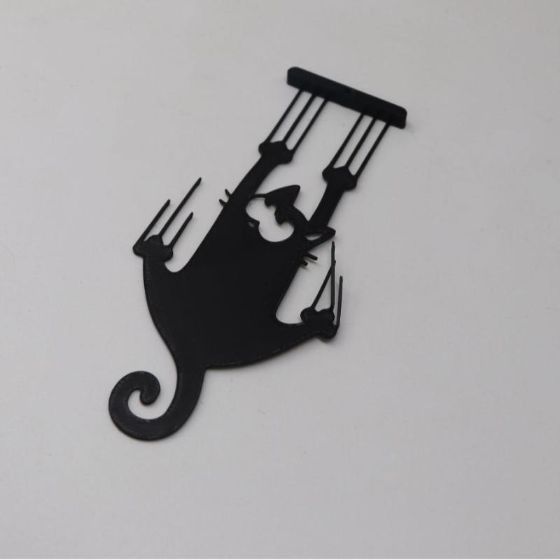 [TG835]Cute Creative Metal Black Cat Bookmark For Library Room Journal Gift Classroom Desk Bookshelf Stationery Metal Bookmark