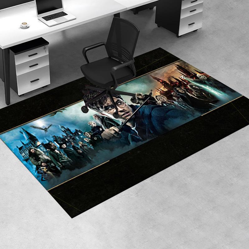 

Harry Potter: The Ultimate Fantasy Adventure Poster Office Mat Home Decor Office Desk Chair Rugs Chair Carpet for office Chair Mat Gift For 60cm by 90cm