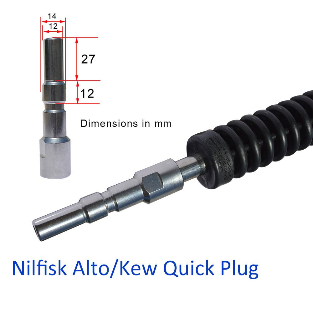 High Pressure Washer Molded Jet Lance Pressure Washer Spray  Lance Car Cleaning Wand Molded Metal Lance Jet Spray Nozzle Tip