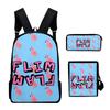 Iconic Distinctive to your eternity Laptop Rucksacks pupil Schoolbags 3D Pattern Oxford Water-resistant Boys/Girls Laptop Backpacks