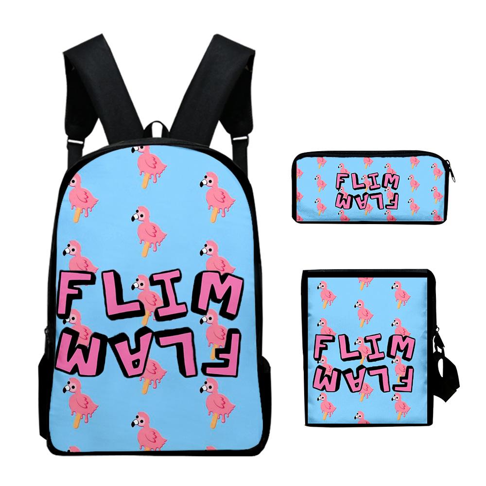 Iconic Distinctive to your eternity Laptop Rucksacks pupil Schoolbags 3D Pattern Oxford Water-resistant Boys/Girls Laptop Backpacks