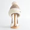 Kids' Knit Pom-Pom Hat: Warm, Windproof, Thickened for Autumn and Winter