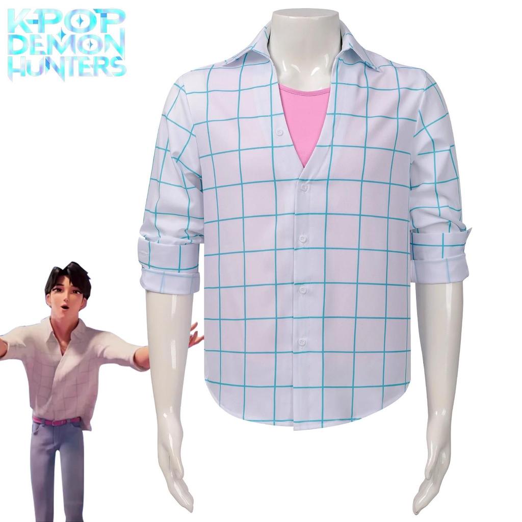 Anime KPop Chasseurs de Démons Saja Boys Costumes de Scène HUNTR/X Cosplay Abby Baby Jinu Mystère Romance Halloween Combinaison Complète