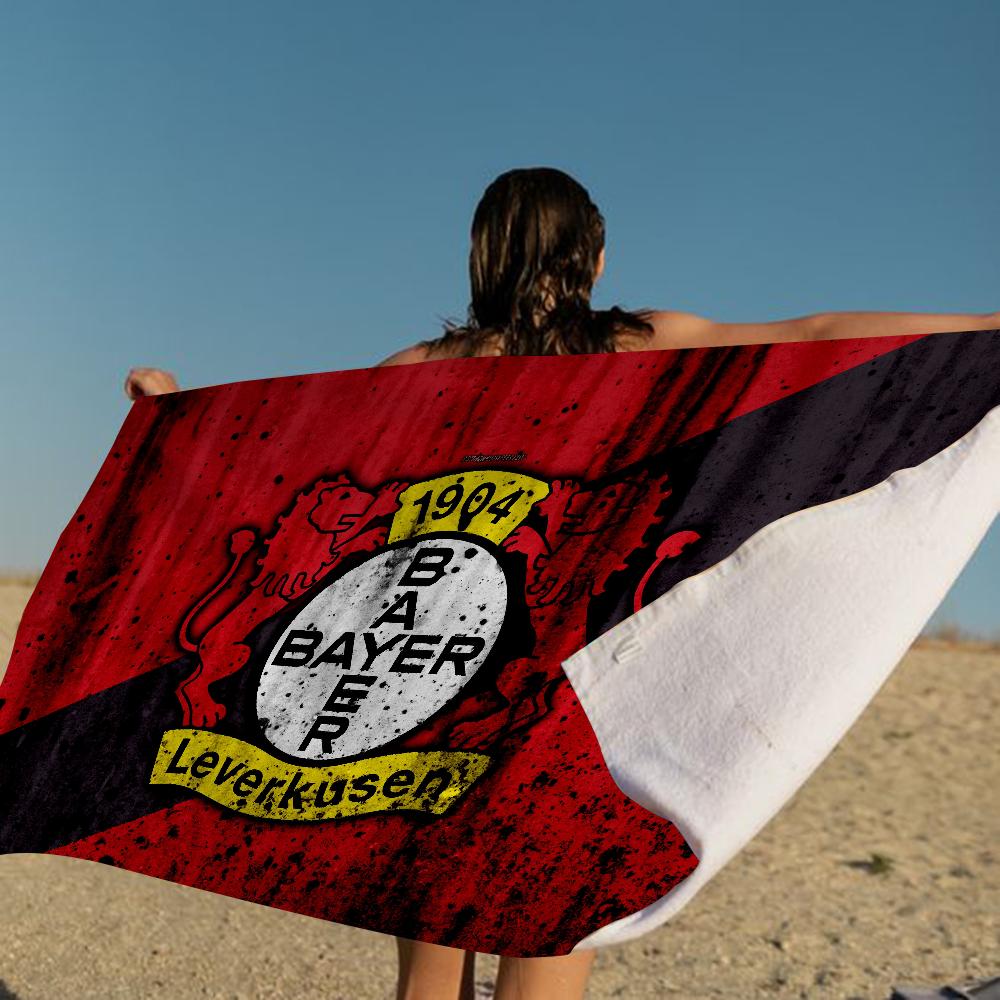 B-Bayer L-Leverkusen Microfiber Printed Beach Towel Mountain Climbing Yoga Beach Swimming Running Absorbent Soft Towel W40*H60(CM)