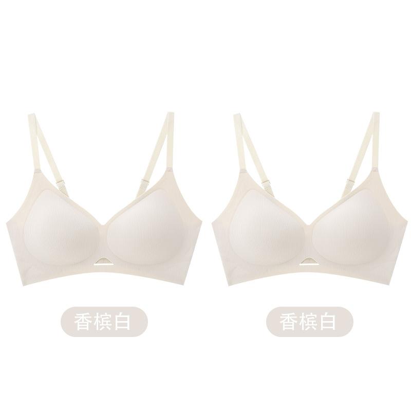 Soft support, comfortable one-piece sexy bra, comfortable gathering jelly strip, no steel ring bra