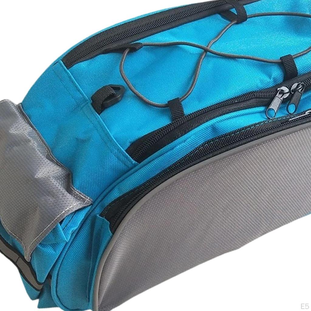 Bike Rack Bag Bicycle Trunk Rear Seat Pack for Commuting Shopping Travel