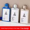 Aluminum Alloy ID Card Holder with Crystal Buckle Lanyard for Employees and Students