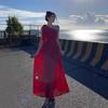 High Waist Sleeveless Dress Greek Pendant Sexy Long Dress Hottie Pure Desire To Look Thin