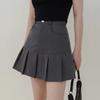 Women's Pleated A-line Skirt Y2k High-waisted Casual Shorts Skirt Slim Preppy Style Korean Fashion Clothing
