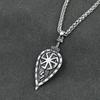 Slavic Kolovrat Sword Shield Amulet Viking Runes Necklace For Men Women Handmade Jewelry Talisman Pendant