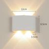Modern Aluminum Shell LED Wall Light Black White IP65 Waterproof Corridor Balcony Lights Garden Stairs Bulb Indoor Outdoor